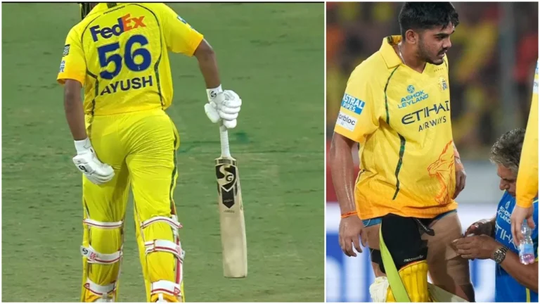 CSK کے لیے ایک بڑا نقصان: ایشوش مہتر روڈ آؤٹ ہوگئے IPL 2026