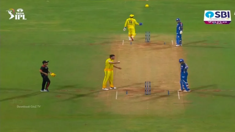 تیلک ورمے اور Jamie Overton کے درمیان وہدبیدگ بحث ہوئی MI VS CSK میچ میں!