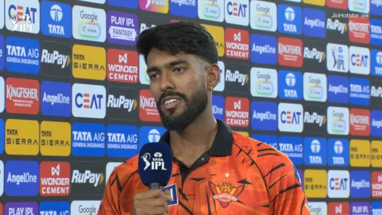 IPL 2026 میں ایک نئے کھلاڑی کی جانب سے ایک عظیم کردار: Praful Hinge کی انوکھی کامیابی، ایس آر ایچ کو 57 رنز کے فتوے سے جیت