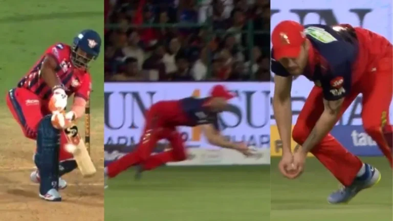 RCB اور LSG کے مابین فیلیپ سیلت کے ایک بھاری کچھ کا بکھیرا، رسیبھ پنت کو آؤٹ کرنے والا ریکارڈ ڈھیلیں گاہی کا کٹچ کیوں تھا؟