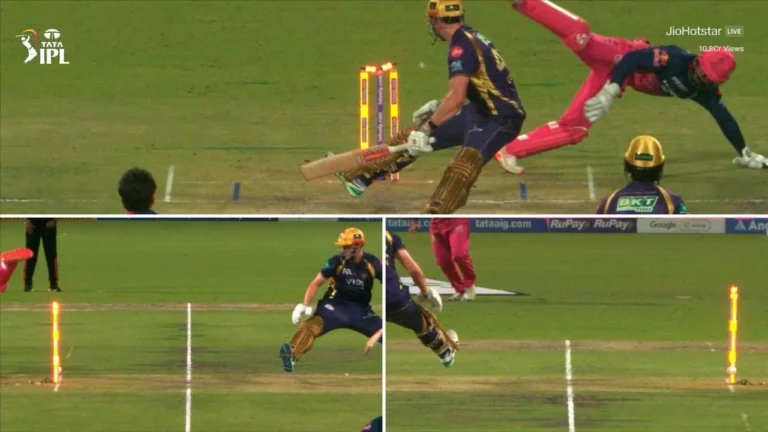 Dhruv Jurel ne KKR vs RR ka Badla liya 5 number ke stumping ke saath