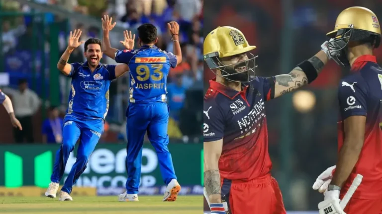 IPL 2026 میں MI اور RCB کے درمیان کی عالمی میچ کا کیا ہے؟