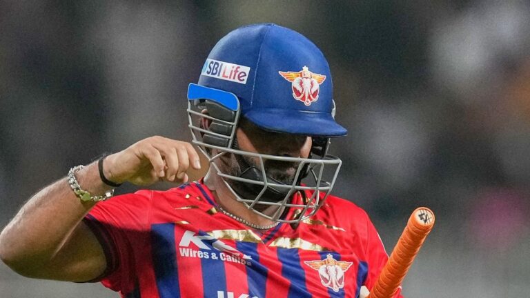 rishabh pant کو لیگ میں واپس جانے سے پہلے چکڑا لگ گیا۔