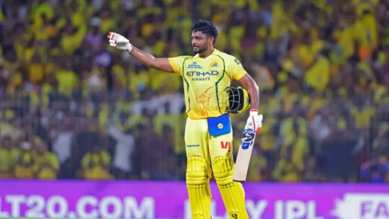 CSK کے ہیڈ کوچ اسٹیفن فلیمینغ کے لیے سنجو سمسن کو کیا ایک خصوصی ٹریبUTE دیا۔