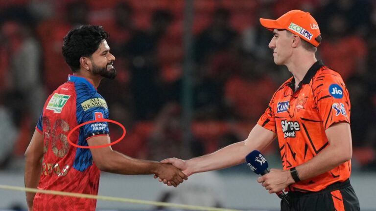 پنجاب کنگز کے کھلاڑیوں نے SRH کے خلاف سیاہ پٹیاں کیوں پہنیں؟