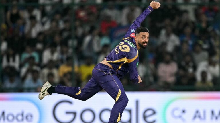 ورون چکرورتی انجری اپ ڈیٹ: کیا وہ آج RCB کے خلاف کھیلیں گے؟