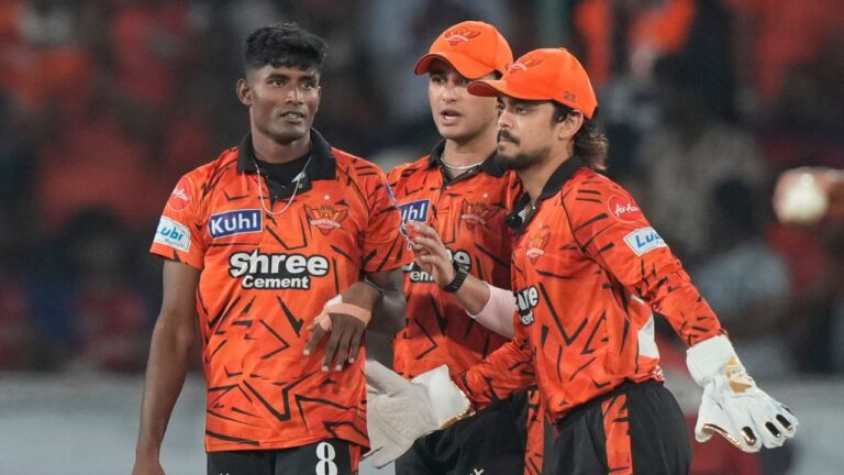 BCCI کی جانب سے سن رائزرز حیدرآباد کی ناقص کارکردگی پر سرزنش