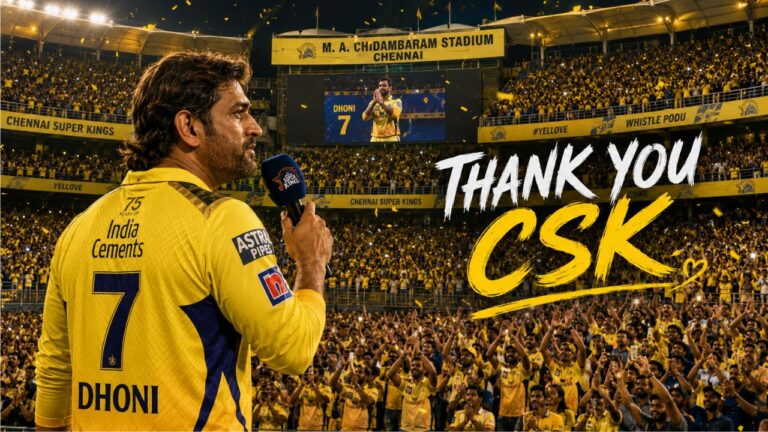 کیا ایم ایس دھونی CSK بمقابلہ SRH میں اپنا آخری میچ کھیلیں گے؟