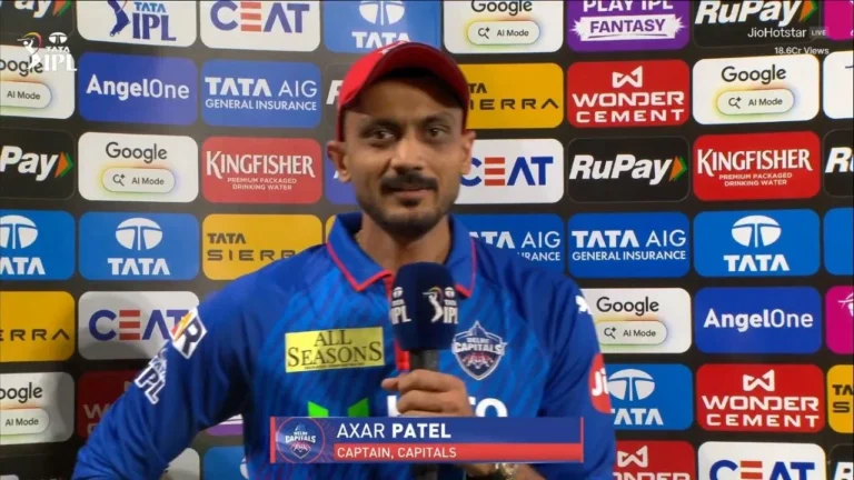Axar Patel ka Sanju Samson ki bari par tabsara: CSK se shikast ke baad DC ki mushkilat