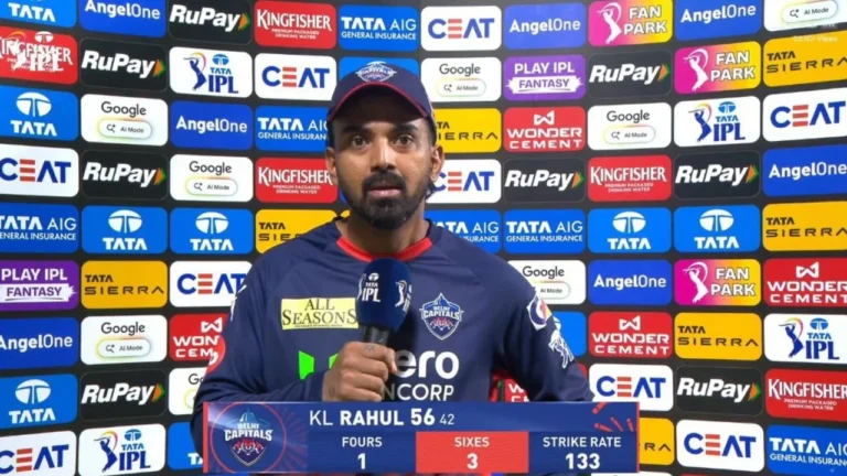 IPL 2026: کے ایل راہول کی شاندار اننگز، دہلی کی پلے آف کی امیدیں زندہ