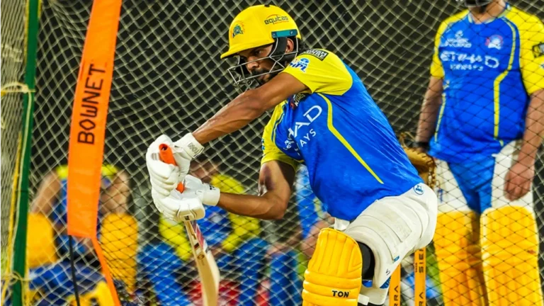 Ruturaj Gaikwad Injured? CSK Captain’s Bruised Arm Sparks Concern Before MI Clash